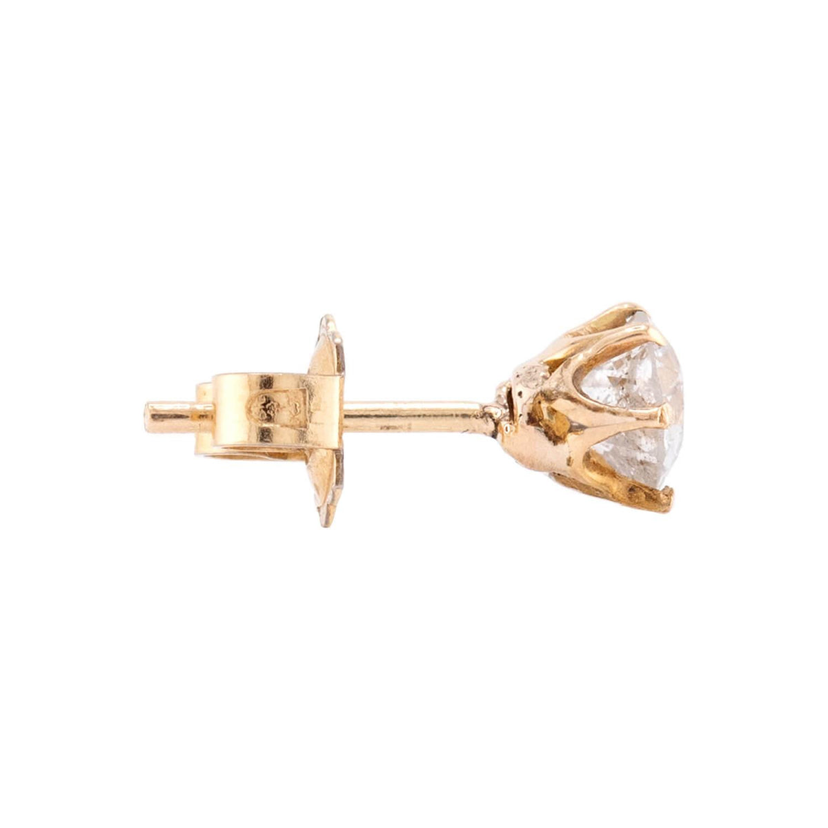 KREMENTZ & CO. Victorian 14k Diamond Stud Earrings