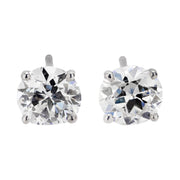 Estate 14k Diamond Stud Earrings