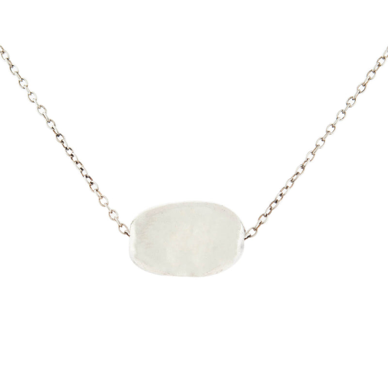 TIFFANY & CO. ELSA PERETTI Estate Sterling Bean Necklace
