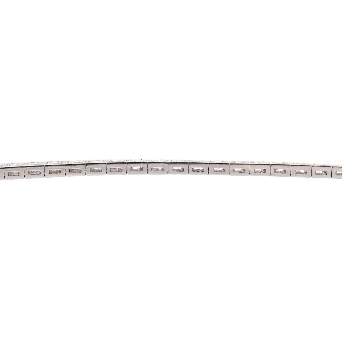 Art Deco 14k Diamond Tennis Bracelet