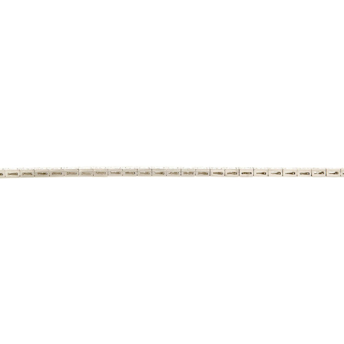 Art Deco Platinum Diamond Tennis Bracelet