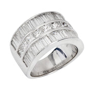 Estate Platinum Diamond Statement Ring