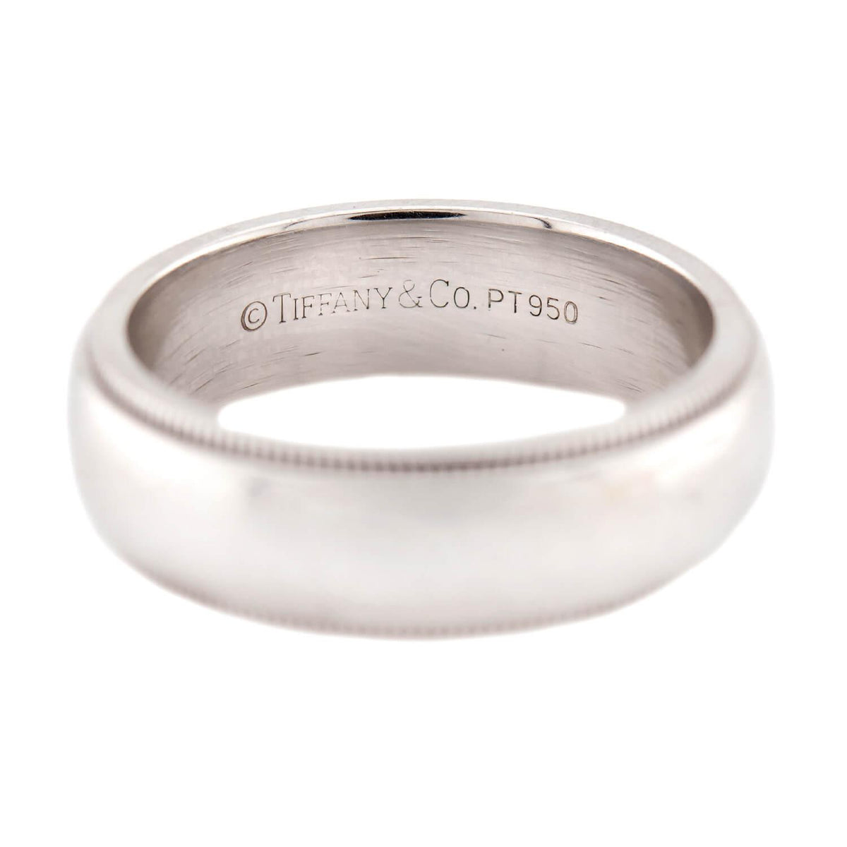 TIFFANY & CO. Estate Platinum Wedding Band