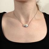 TIFFANY & CO. ELSA PERETTI Estate Sterling Bean Necklace