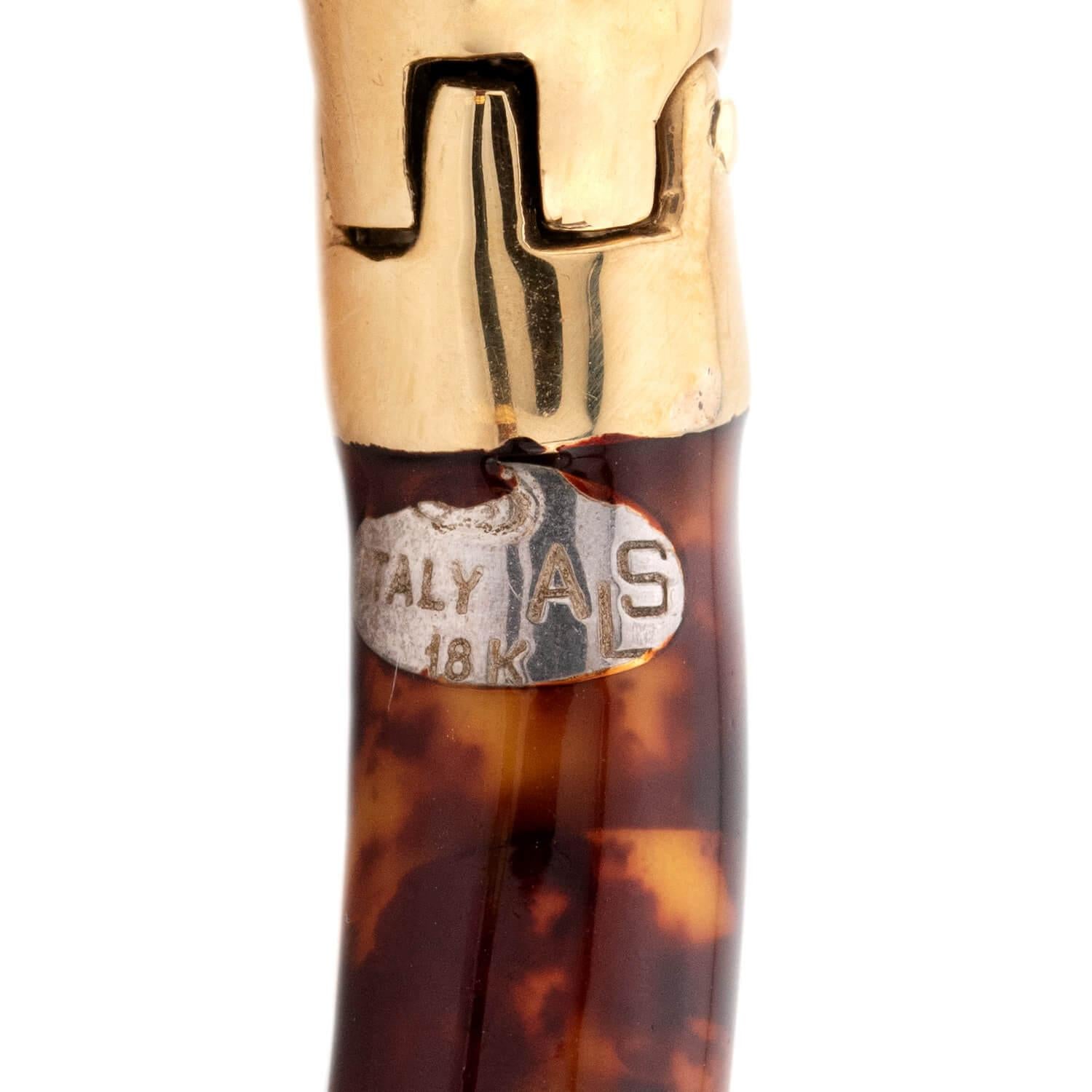 Estate Italian 18K/Sterling Silver Resin & Enamel Earring & Bracelet Set