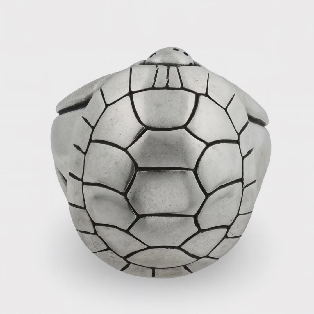 BARRY KIESELSTEIN-CORD Estate Sterling Silver Turtle Ring