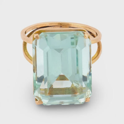 Estate 14k Aqua Ring