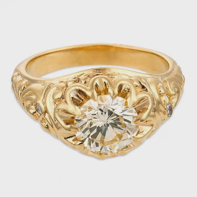 Estate 14k Diamond Engagement Ring 1.65ct
