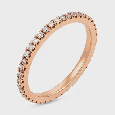 Estate 14k Diamond Eternity Band
