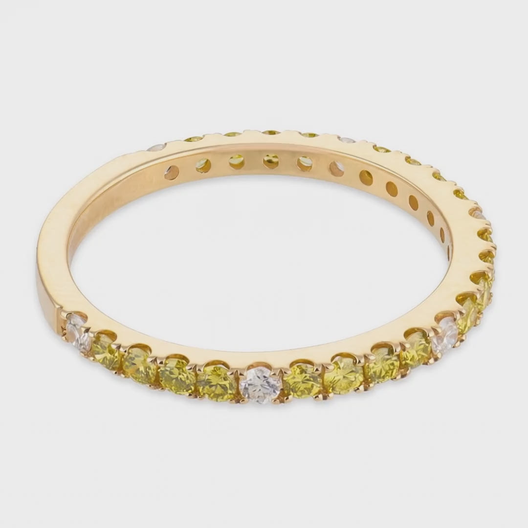 Estate 14k Diamond Half Band