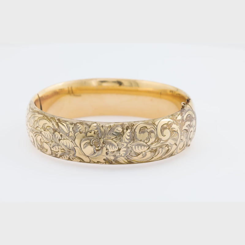 Victorian Gold-Filled Bangle