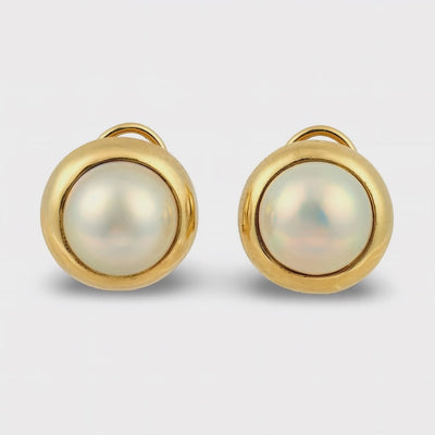 TIFFANY & CO. Vintage 14k Pearl Earrings