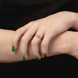 Art Deco 14k Rose Gold Diamond Engagement Ring 1.20ct