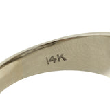 Retro 14kt Diamond "Wave" Ring 1.00ctw