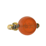 Victorian 14kt + Steel Carnelian Intaglio Spinner Fob