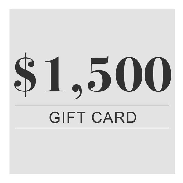 $1,500 Digital Gift Card