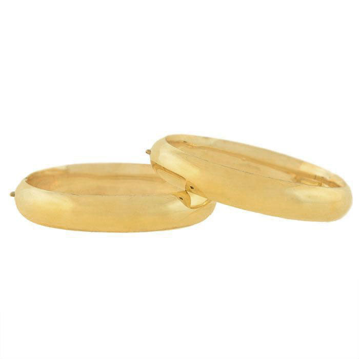 Victorian 10kt Gold Children's Bangle Bracelet Set