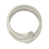 Vintage 18kt White Gold Wrapped Band Ring