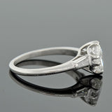 Retro Platinum Marquise Diamond Ring 0.84ct