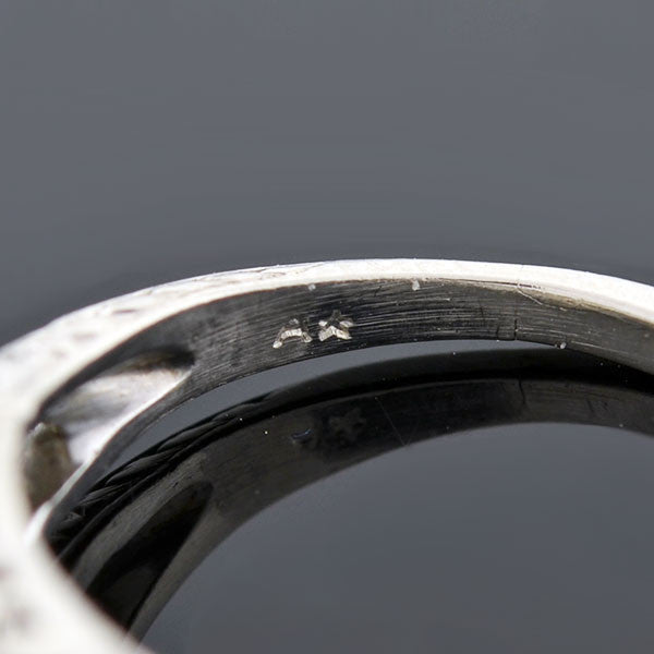 Art Deco Platinum Diamond Engagement Ring 1.23ct