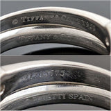 TIFFANY & Co. Estate Platinum Diamond Engagement Ring Set 0.73ct