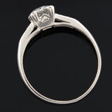 Retro Platinum Diamond Engagement Ring 0.68ct