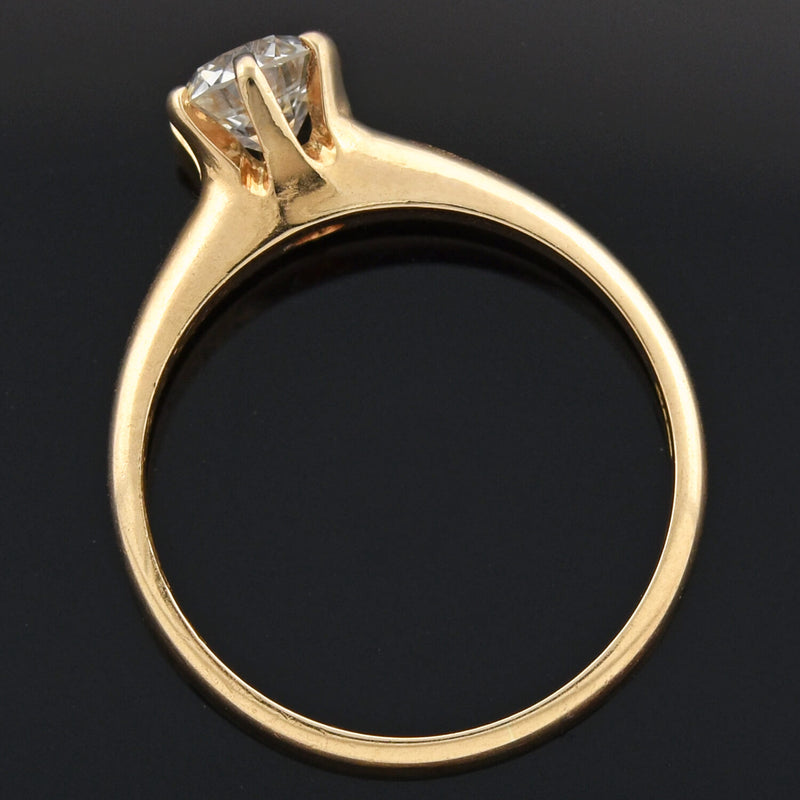 Late Victorian 14kt Diamond Engagement Ring 0.50ct