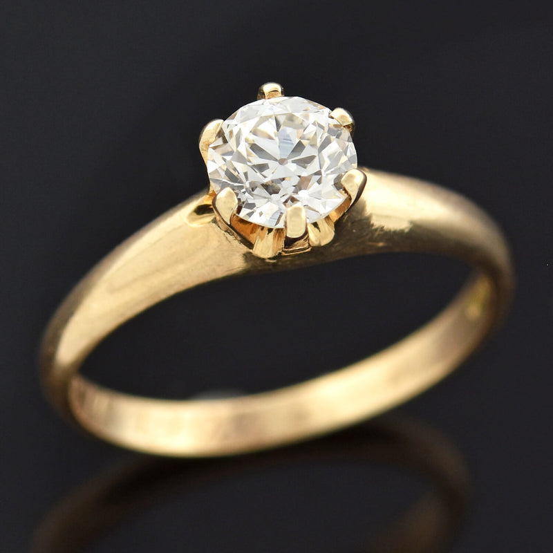Late Victorian 14kt Diamond Engagement Ring 0.50ct – A. Brandt + Son
