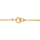 Victorian 14k Pearl + Jade Bead Chain Necklace 34"
