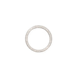 Art Deco Platinum + Diamond Old European Cut Eternity Band 1ctw