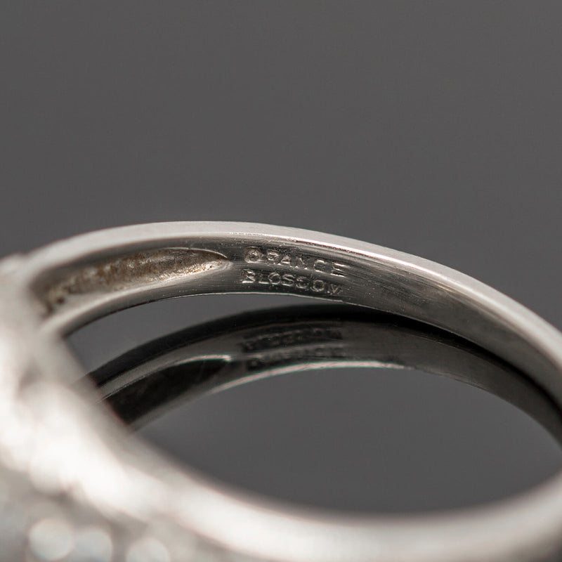 Art Deco Platinum + Diamond Engagement Ring 1.20ct
