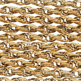 Georgian 15kt Twisted Rope Chain with Etruscan Turquoise Clasp