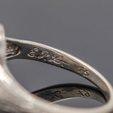 Edwardian 14kt White Gold + Old European Cut Diamond Engagement Ring 1.18ctw