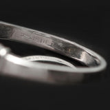 Edwardian Platinum + Diamond Double Old European Cut Diamond Ring