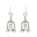 HECTOR AGUILAR Vintage Mexican Taxco Silver Earrings