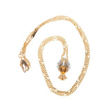 CARRERA Y CARRERA Retro 18kt Mixed Metals, Diamond, Ruby + Emerald Royal Princess Earrings/Pendant Necklace Set