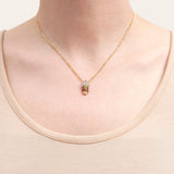 CARRERA Y CARRERA Retro 18kt Mixed Metals, Diamond, Ruby + Emerald Royal Princess Earrings/Pendant Necklace Set