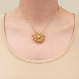 Vintage 14k Diamond Starburst Pin/Pendant 2.0ctw