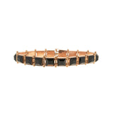 Victorian 14k Yellow Gold & Onyx Link Bracelet