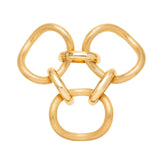 Estate Huge 18k Gold Chain Link Bracelet 106.3G