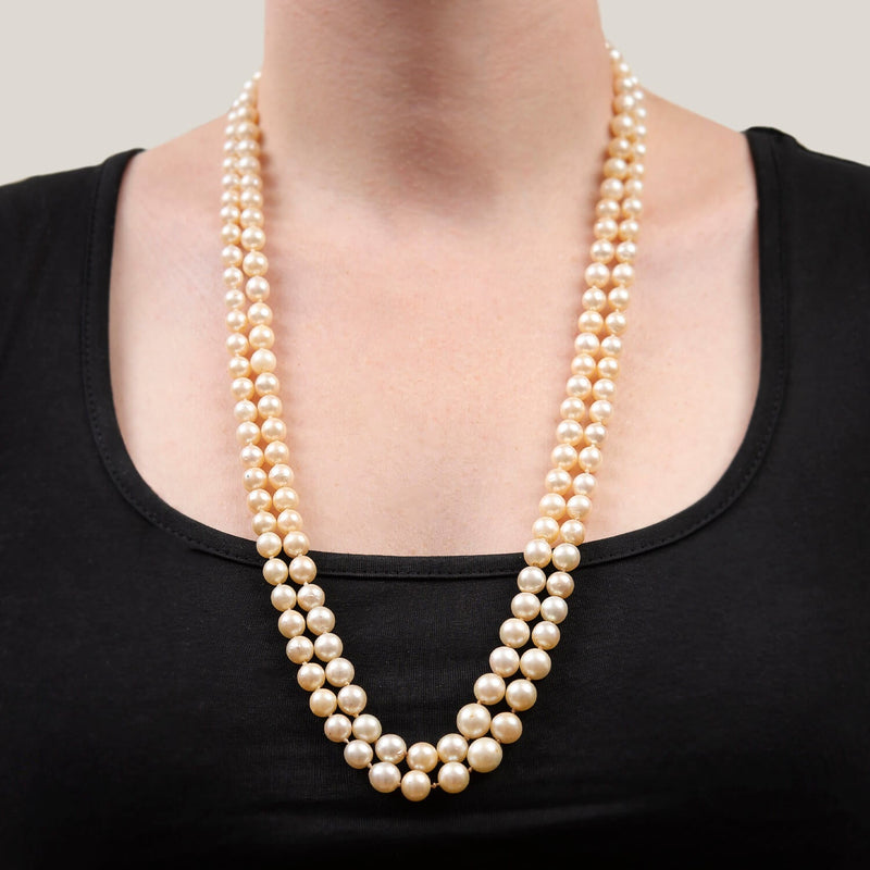 Double Strand Pearl Necklaces – Bourdage Pearls
