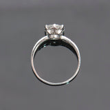 Art Deco 18k Diamond Engagement Ring 1.03ct