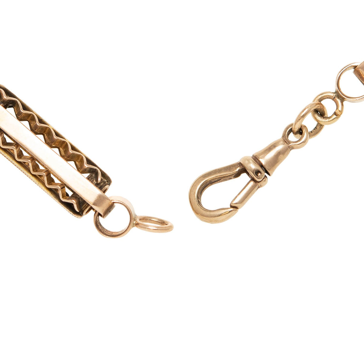 Victorian 14k Watch Chain Necklace 16.5"