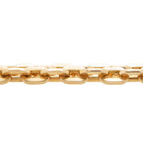 Estate 14k Extra Large Paperclip Link Chain Necklace 65.5g