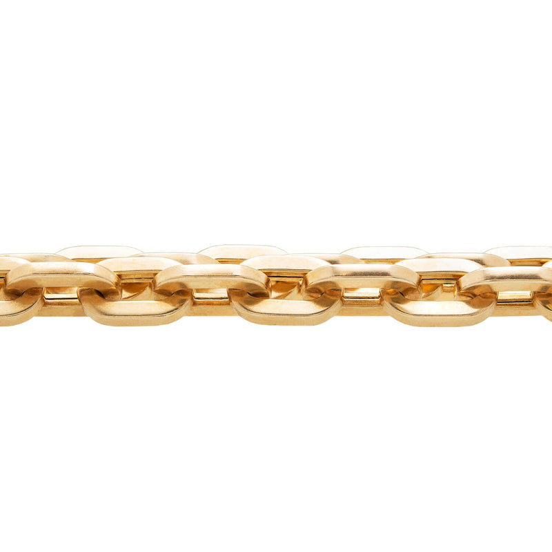Estate 14k Extra Large Paperclip Link Chain Necklace 65.5g