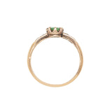 Victorian 18k Demantoid Garnet Ring
