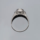 Art Deco Platinum & Diamond Engagement Ring 1.02ct