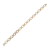 Late Victorian 14k Gold Repoussé Link Bracelet