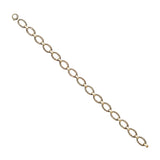Late Victorian 14k Gold Repoussé Link Bracelet