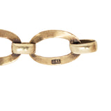 Late Victorian 14k Gold Repoussé Link Bracelet